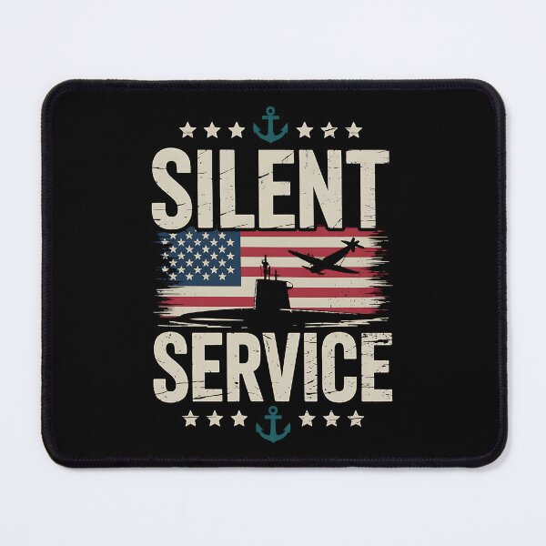 Item preview, USA Submarine Force Silent Service Veterans Day Patriotic designed and sold by BakeryDozen.