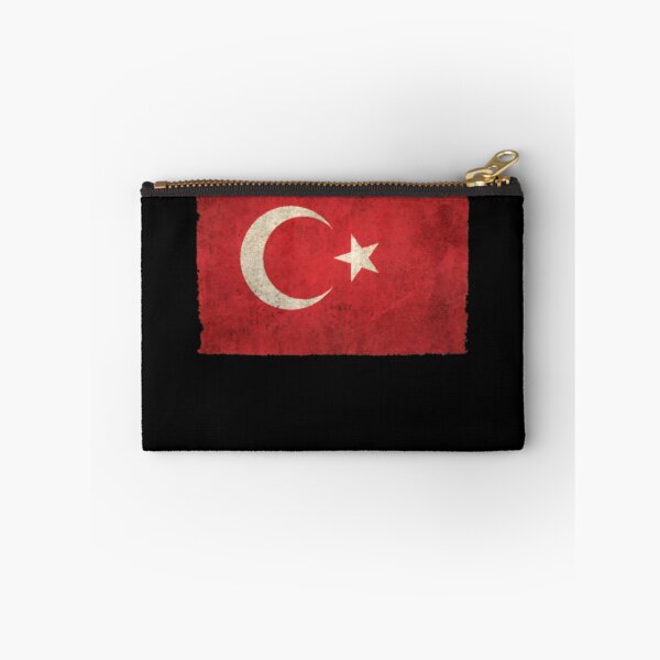 Item preview, Old and Worn Distressed Vintage Flag of Turkey Art Print 	 designed and sold by rjxeraet88.
