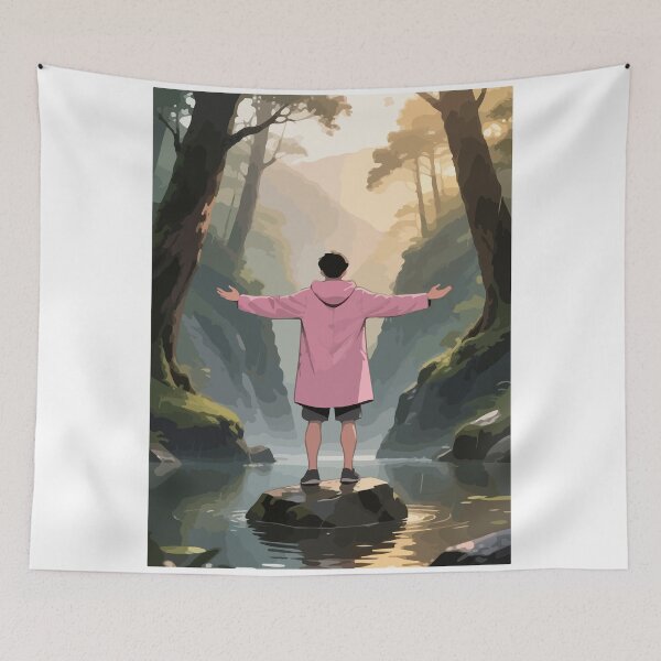 Item preview, Content in the middle of the forest. designed and sold by Whose-sweat.