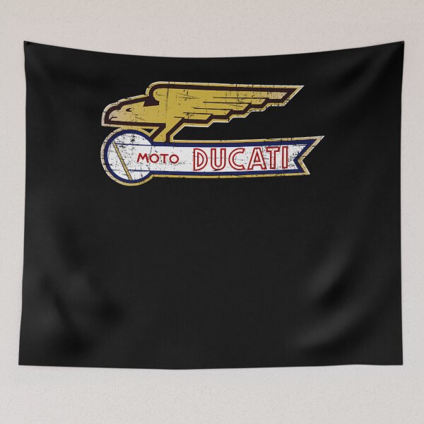 Item preview, Ducati Moto Vintage Distressed Logo Type 2 designed and sold by DrConradSchoen.