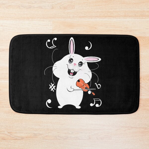 Item preview, Cute bunny (Rabbit) playing violin  designed and sold by Shirley cute art .