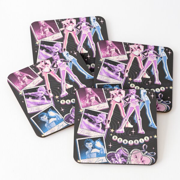 Item preview, Collage de las mejores amigas de Huntrix, Mira, Rumi y Zoey designed and sold by ShuntalaWhite.