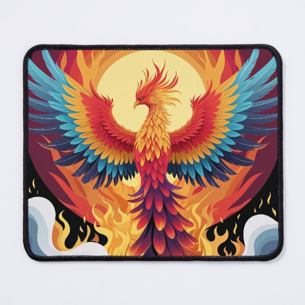 Item preview, Phoenix Rising Fire Bird Art designed and sold by Prachodayat Artworks.