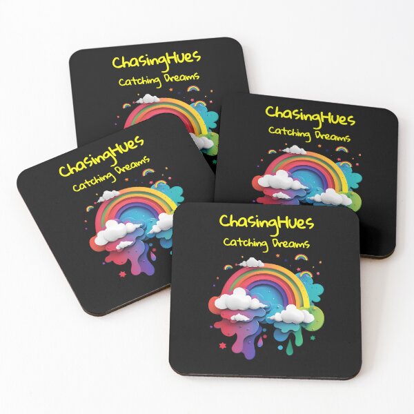Item preview, "Chasing Hues, Catching Dreams" colorful Rainbow story design designed and sold by TR_fairydesigns.