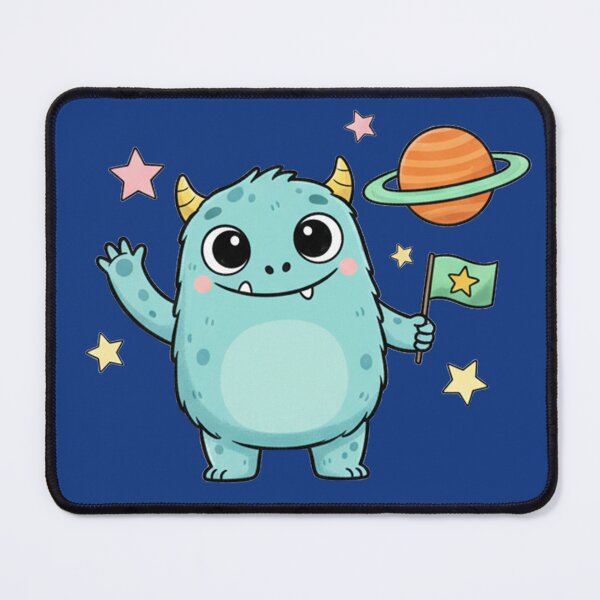 Item preview, Kawaii Space Monster: Cute and Adorable designed and sold by ZuriRetroPrints.