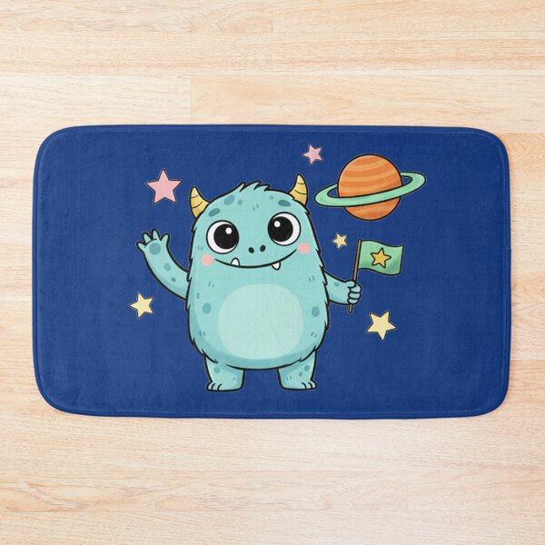 Item preview, Kawaii Space Monster: Cute and Adorable designed and sold by ZuriRetroPrints.