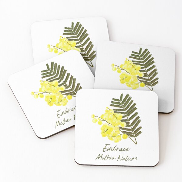 Item preview, Australia Yellow Flowers designed and sold by Yorkshire Gum Art Studio.
