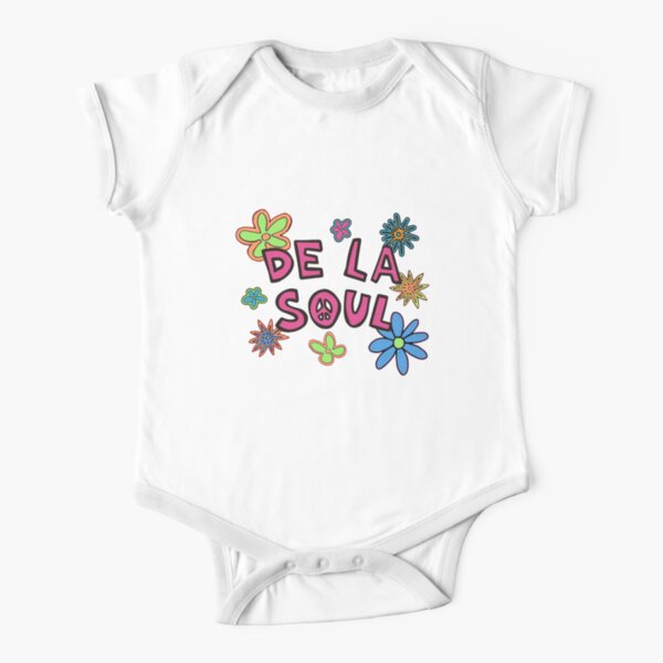 De La Soul Pattern Short Sleeve Baby One-Piece