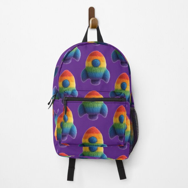 Item preview, Pride, fluffy rocket, rainbow colors designed and sold by Mauswohn.