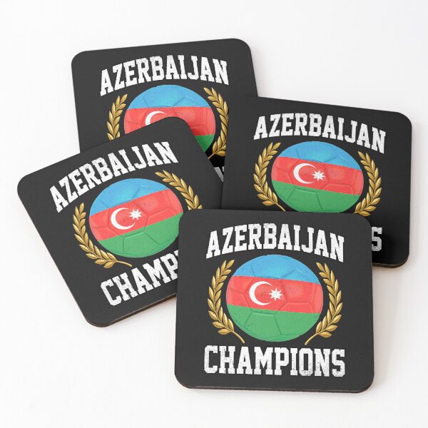 Item preview, SOCCER BALL FLAG CHAMPIONS - AZERBAIJAN - Fans and Teams for Men and Women T-shirt designed and sold by wallsandpatts.