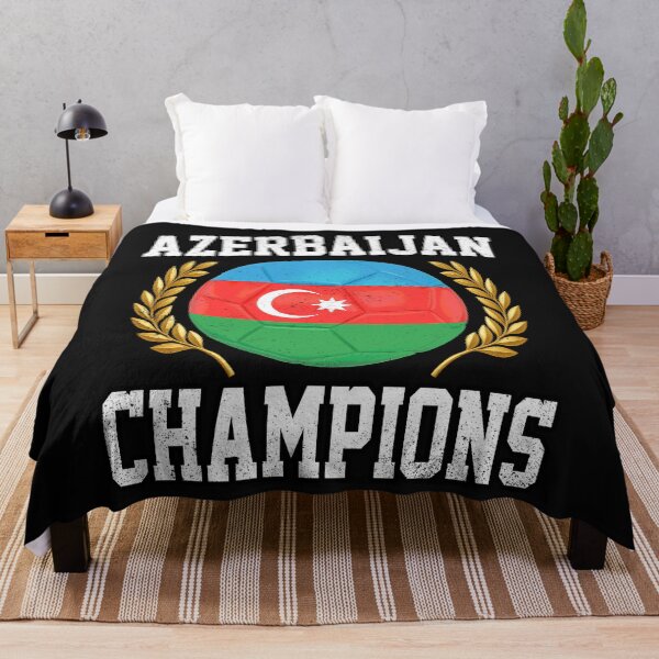 Item preview, SOCCER BALL FLAG CHAMPIONS - AZERBAIJAN - Fans and Teams for Men and Women T-shirt designed and sold by wallsandpatts.