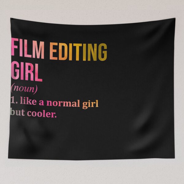Item preview, Film Editing Girl Definition Film Editor designed and sold by Parveenha.