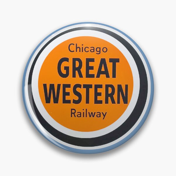 Item preview, Train logo, Chicago Great Western Railway 1885~1968, Shelly's Train Store,Vintage, Classic,Archaic, Collectible Train Logos, Rail & Railroad Logos, train stickers, magnets, t-shirts, posters & more designed and sold by MoreEZUSA-Here.
