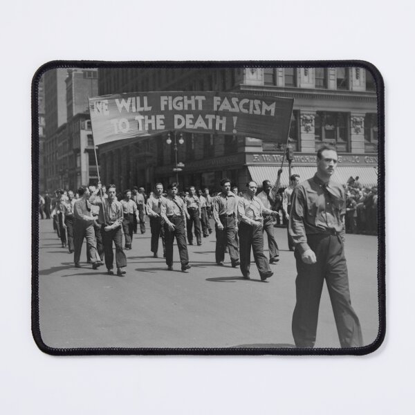Item preview, WE WILL FIGHT FASCISM TO THE DEATH designed and sold by aderoock.
