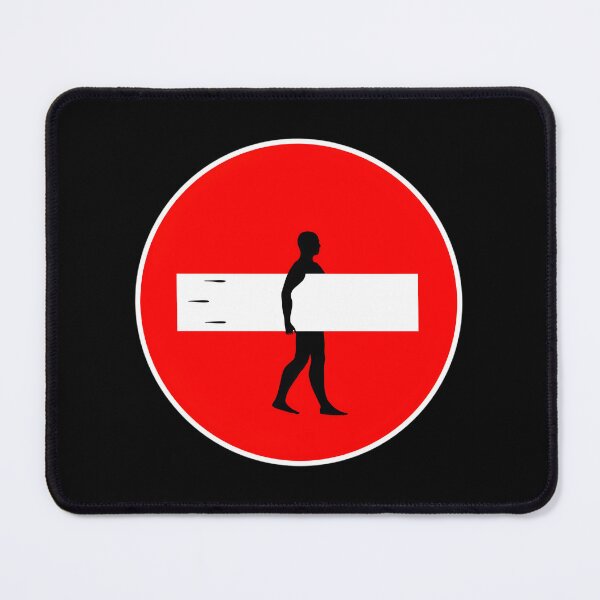Item preview, NO ENTRY Sign With Surfer Classic 		 designed and sold by uyepjxyogo55.