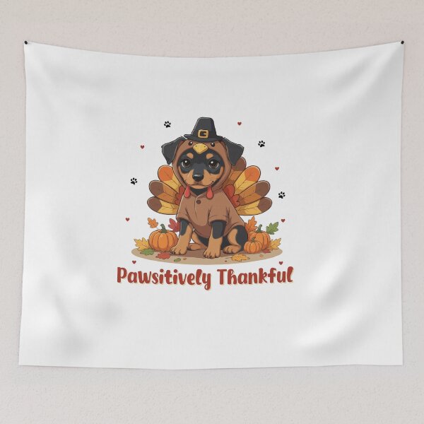 Item preview, Pawsitively Thankful German Pinscher Thanksgiving Cute Fall designed and sold by The Real Life Symphony.
