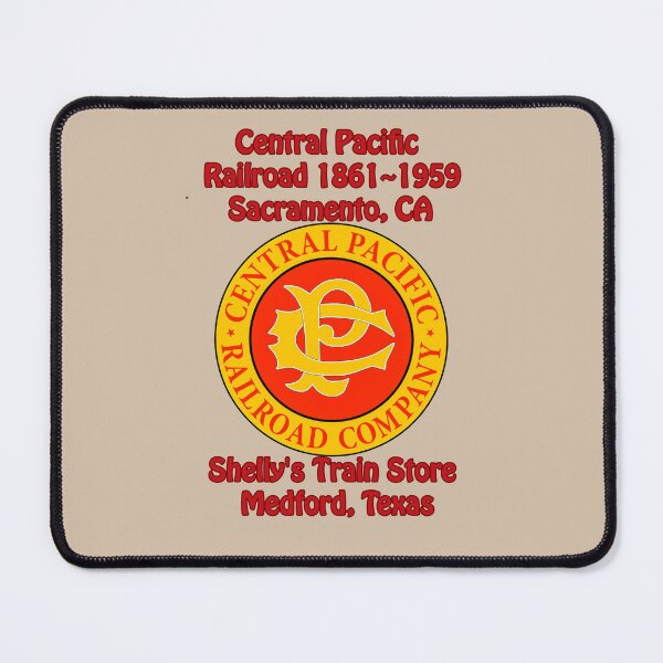 Item preview, Train logo,Central Pacific Railroad 1861~1959, Shelly's Train Store,Vintage,Classic,Archaic, Collectible Train Logos,Rail & Railroad Logos, train stickers,magnets,t-shirts,posters & much more.  designed and sold by MoreEZUSA-Here.