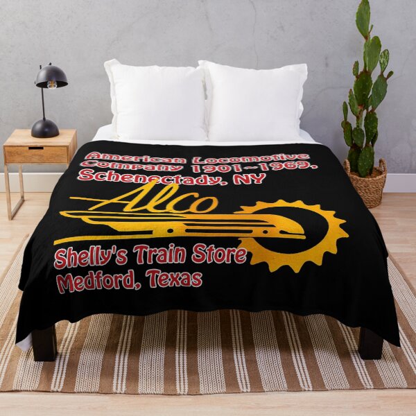 Item preview, Shelly's Train Store - ALCO - American Locomotive Company 1901~1969, Vintage, Classic, Archaic, Collectible Train Logos, Rail & Railroad Logos, train stickers, magnets, t-shirts, posters & much more.  designed and sold by MoreEZUSA-Here.