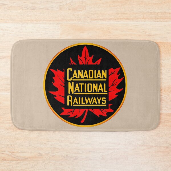 Item preview, Train logo,Canadian National Railways, Shelly'sTrain Store, Vintage,Classic,Archaic,Collectible Train Logos,Rail & Railroad Logos,train stickers,magnets,t-shirts,posters & much more.  designed and sold by MoreEZUSA-Here.