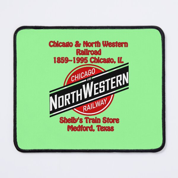 Item preview, Shelly's Train Store - Chicago & North Western Railway 1859~1995, Vintage, Classic, Archaic, Collectible Train Logos, Rail & Railroad Logos, train stickers, magnets, t-shirts, posters & much more.  designed and sold by MoreEZUSA-Here.