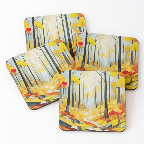 Item preview, Geometric Autumn: Fall Season Abstract Symphony designed and sold by Prachodayat Artworks.