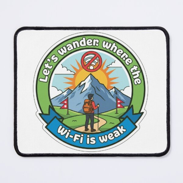 Item preview, LET'S WANDER WHERE THE WI-FI IS WEAK designed and sold by likbatonboot.
