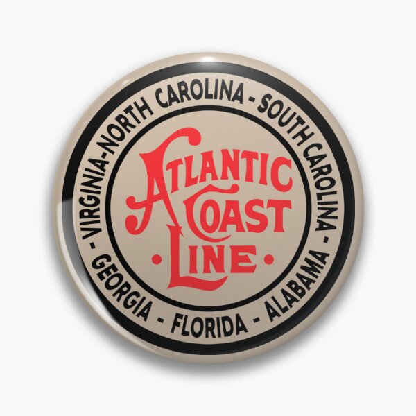 Item preview, Shelly's Train Store - Atlantic Coast Line Railroad 1900~1967, Vintage, Classic, Archaic, Collectible Train Logos, Rail & Railroad Logos, train stickers, magnets, t-shirts, posters & much more.  designed and sold by MoreEZUSA-Here.