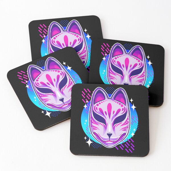Item preview, Neon Noh - Kitsune 	 designed and sold by agrcugjboo6.