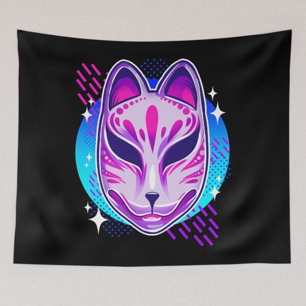 Item preview, Neon Noh - Kitsune 	 designed and sold by agrcugjboo6.