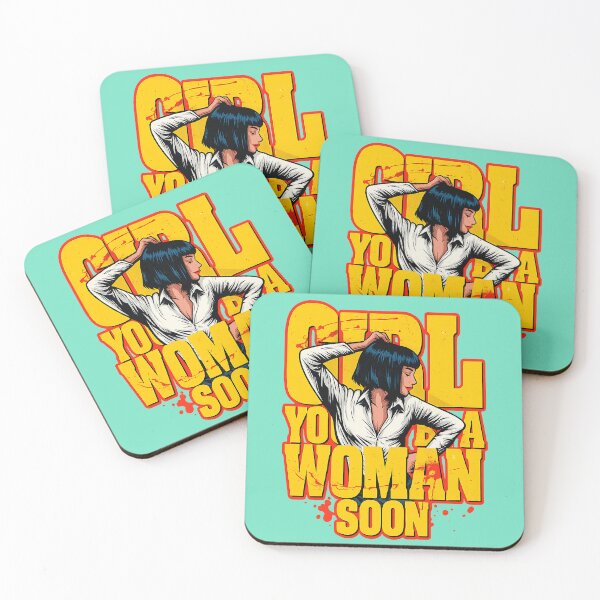 Item preview, Girl You'll Be a Woman Soon - Uma Thurman Artwork designed and sold by Vicky021.