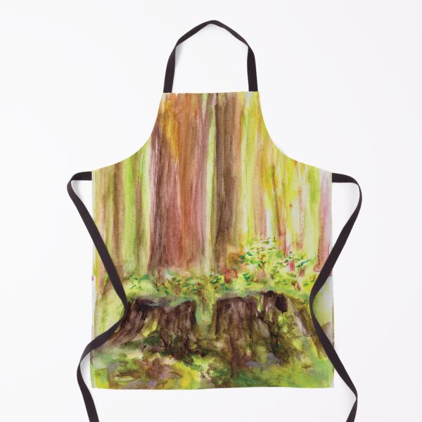 Item preview, Old Growth forest watercolour painting designed and sold by umasharda.