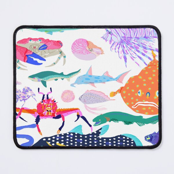 Item preview, Colorful Deep Sea Creatures Illustration – Vibrant Ocean & Marine Life Art | カラフルな深海生物イラスト designed and sold by Kyotsube.