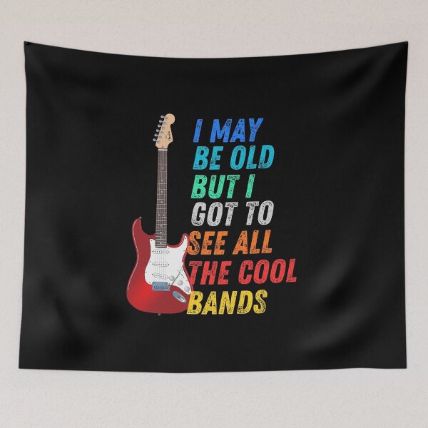 Item preview, I May Be Old But I Got To See All The Cool Bands T-Shirt Men designed and sold by TTT-Funny-Shop.