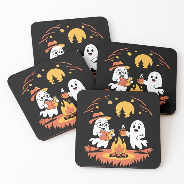 Item preview, Ghosts Campfire Coffee Scene designed and sold by sandrahofer-art.