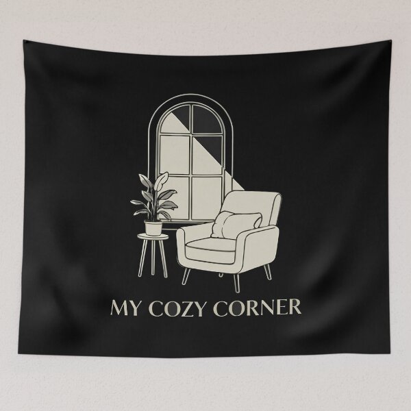 Item preview, MY COZY CORNER Minimalist Line Art  designed and sold by cozy corner co. .