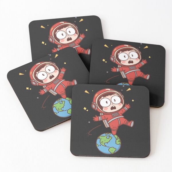 Item preview, Funny Chibi Astronaut Tripping in Space | Cute Kawaii Cartoon Astronaut Design designed and sold by ColorSplash123.
