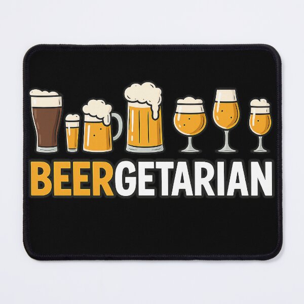 Item preview, Beergetarian Vintage Beer Lover Humor Gift Idea designed and sold by RandomPrints.