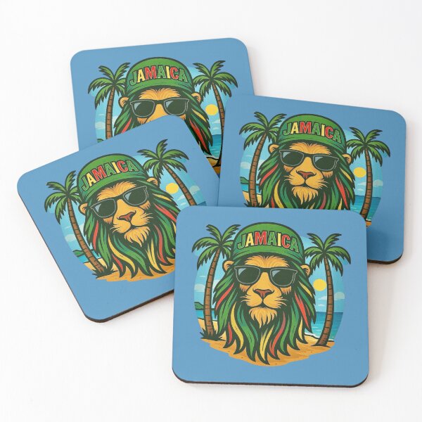 Item preview, Jamaica Reggae Lion --  Beach Vibes designed and sold by Myra365Art.