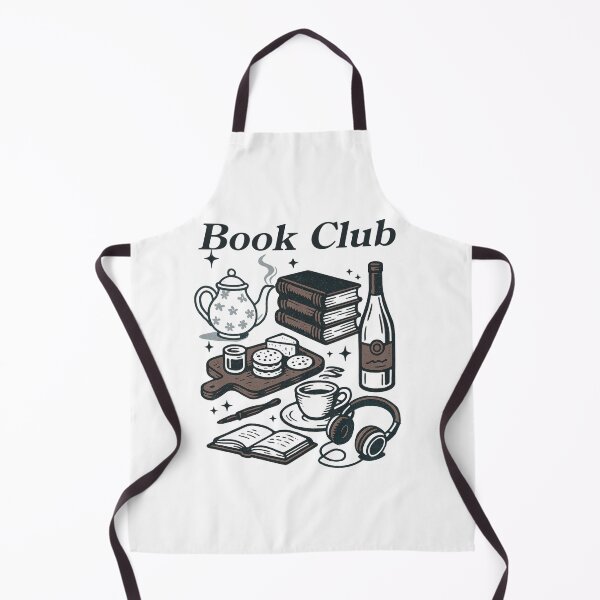 Item preview, Book Club – Cozy Reading Night Wine & Tea Book Lover Design Brown designed and sold by SirensSageStone.