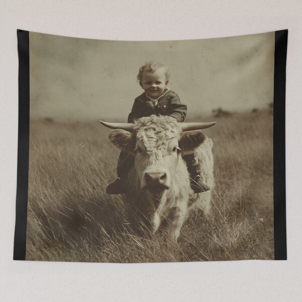 Item preview, Cow Baby Alien Vintage Zencandy3000  designed and sold by Zen Candy 3000 Travis Nicholas Zariwny.