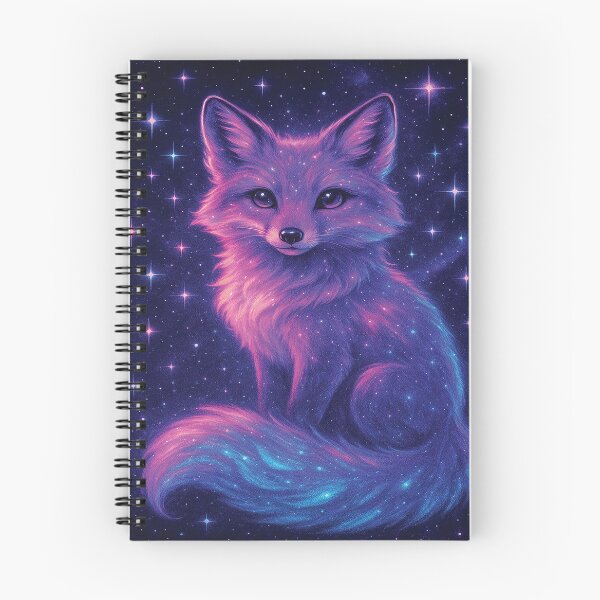 Item preview, Cosmic Neon Fox – Mystical Galaxy Animal Art designed and sold by alw951.