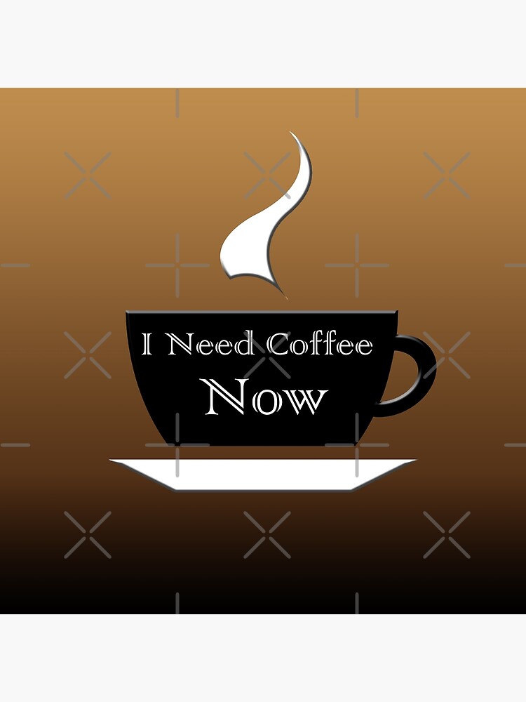 Thumbnail 4 of 4, Pillow, Coffee Range | I NEED COFFEE NOW | coffee beans designed and sold by ozcushionstoo.