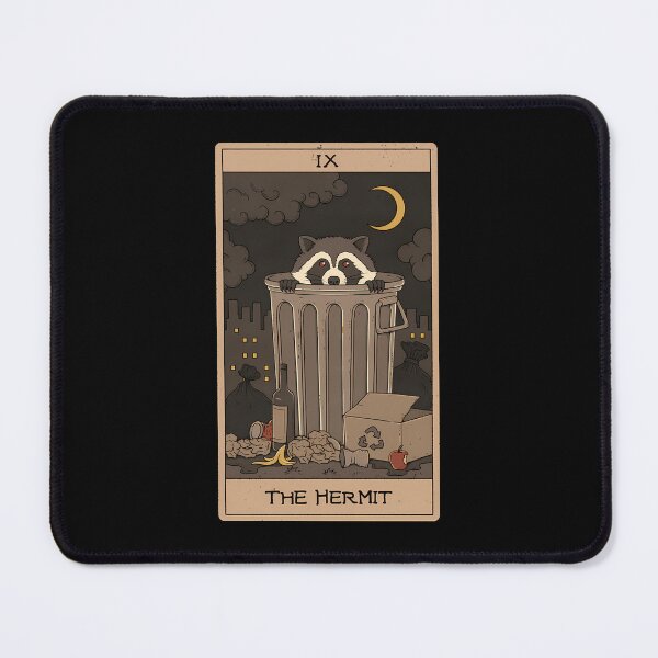 Item preview, The Hermit - Raccoons Tarot  	 designed and sold by atuqgevzbf16.