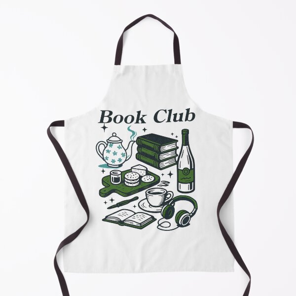 Item preview, Book Club – Cozy Reading Night Wine & Tea Book Lover Design Green designed and sold by SirensSageStone.