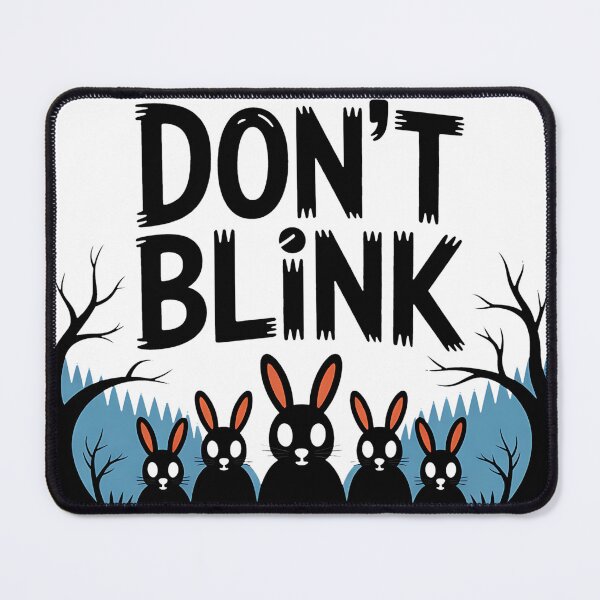 Item preview, Don’t Blink Creepy Rabbits designed and sold by sandrahofer-art.