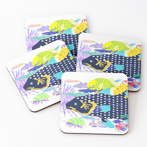 Item preview, Colorful Deep Sea Creatures Illustration Ver.2 – Vibrant Ocean & Marine Life Art | カラフルな深海生物イラスト２ designed and sold by Kyotsube.