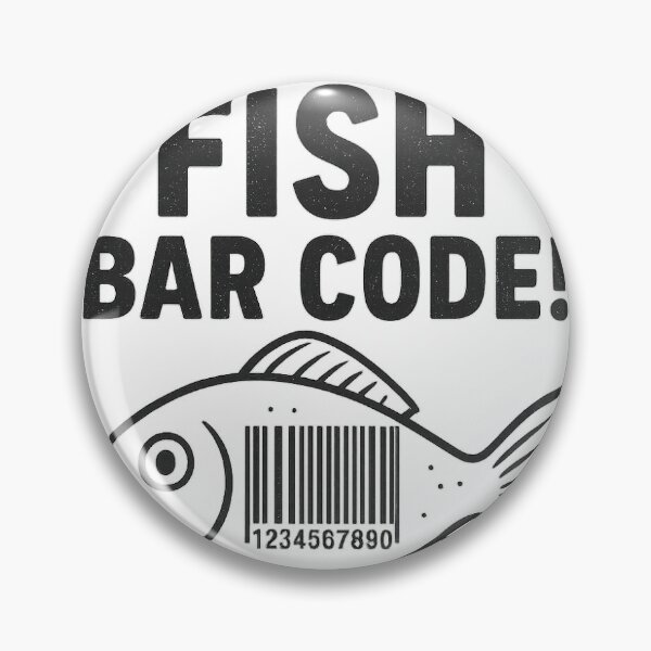 Item preview, That’s A Fish Bar Code! designed and sold by cmpunk14.