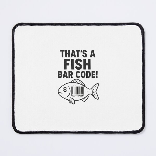 Item preview, That’s A Fish Bar Code! designed and sold by cmpunk14.