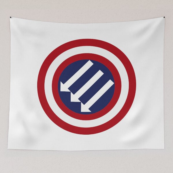 Item preview, American Iron Front - The Three Arrows - Anti Fascist - America against Fascism designed and sold by Thelittlelord.