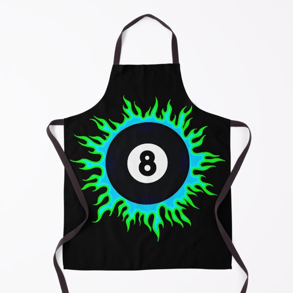 Artikelvorschau, Grün auf Blau 8-Ball Sunburst entworfen und verkauft von Dawne's Designs.